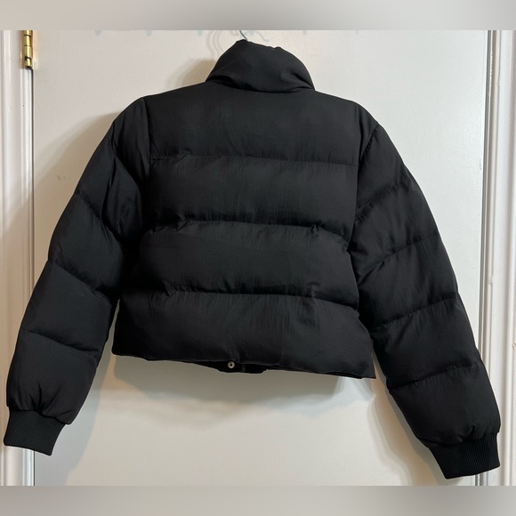 Blue Blush Puffer Crop Jacket - Picture 5 of 17